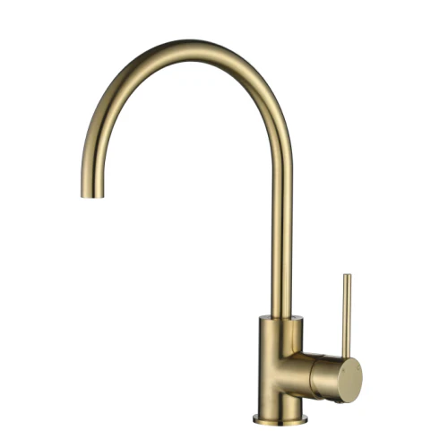 Star Mini Brushed Gold Kitchen Mixer