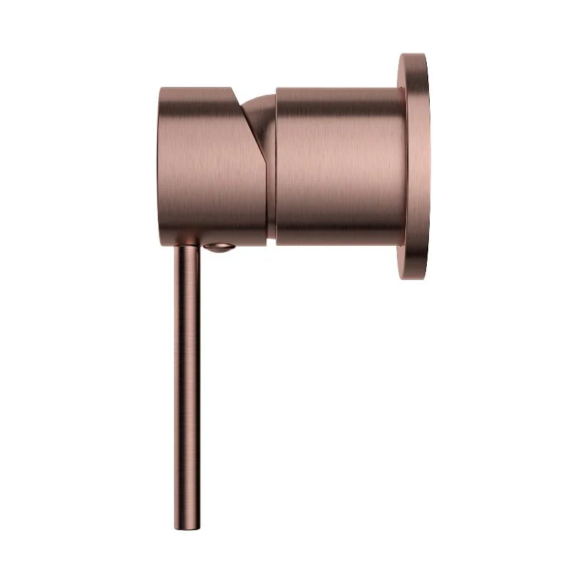 Star Mini Champagne Wall Mixer - 60mm Plate - Image 2