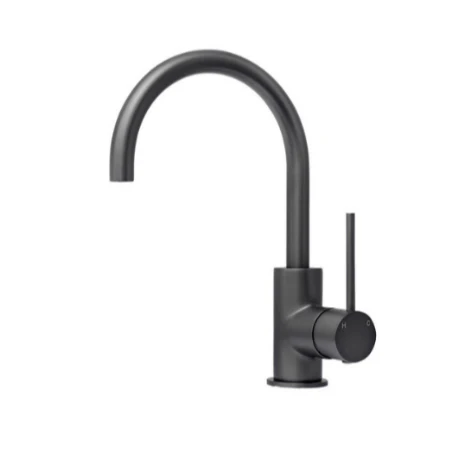 Star Mini Gun Metal Grey Swivel Basin Mixer