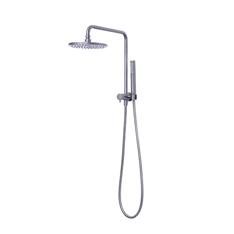Star Mini Gun Metal Half Rail Multifunction Shower Rail