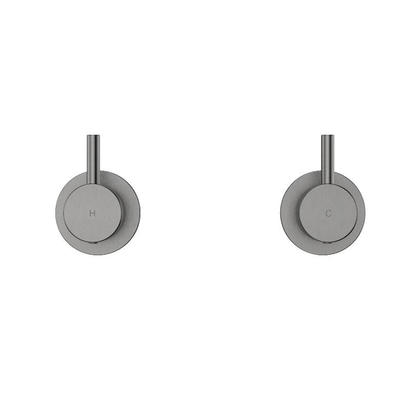 Star Mini Gun Metal Pin Wall Tap Set 1/4 Turn - Image 3