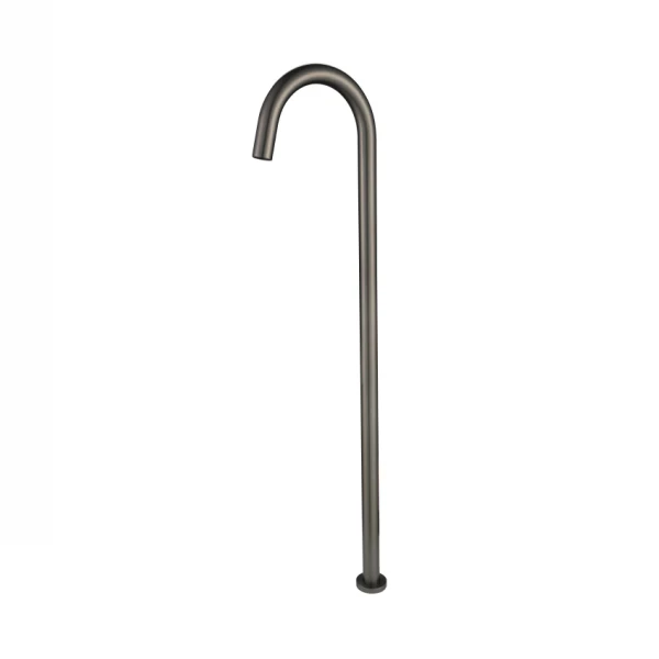 Star Mini Gun Metal Round Freestanding Bath Spout
