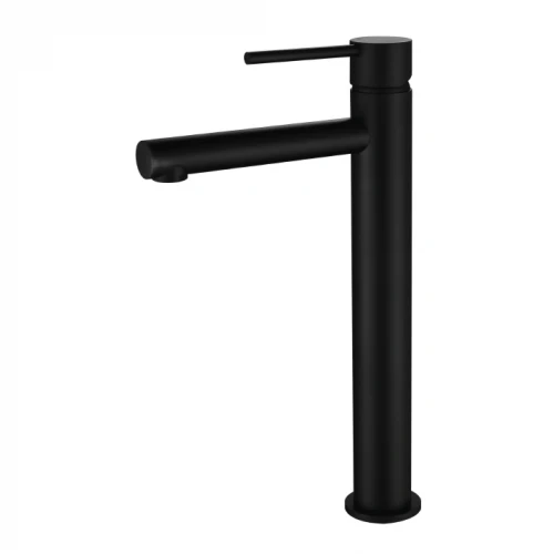 Star Mini Matt Black Tall Basin Mixer