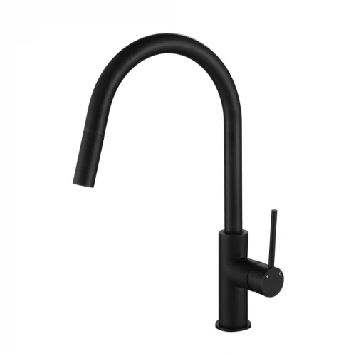 Star Mini Matte Black Pull Out Kitchen Mixer