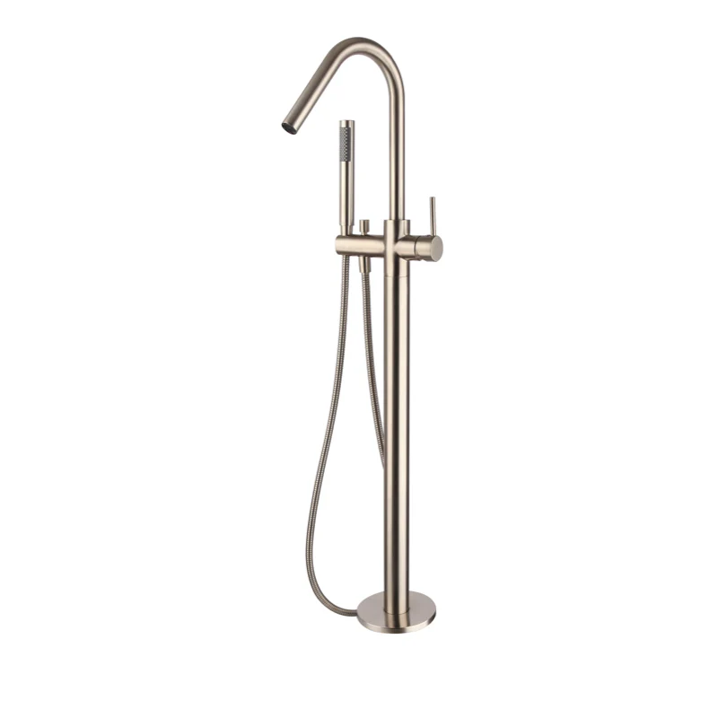 Star Mini Round Warm Brushed Nickel Bath Spout Freestanding