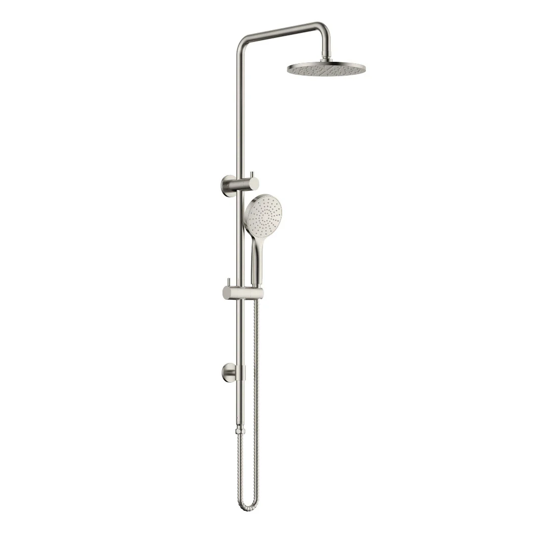 Star Project Brushed Nickel Multifunction Shower Rail Set
