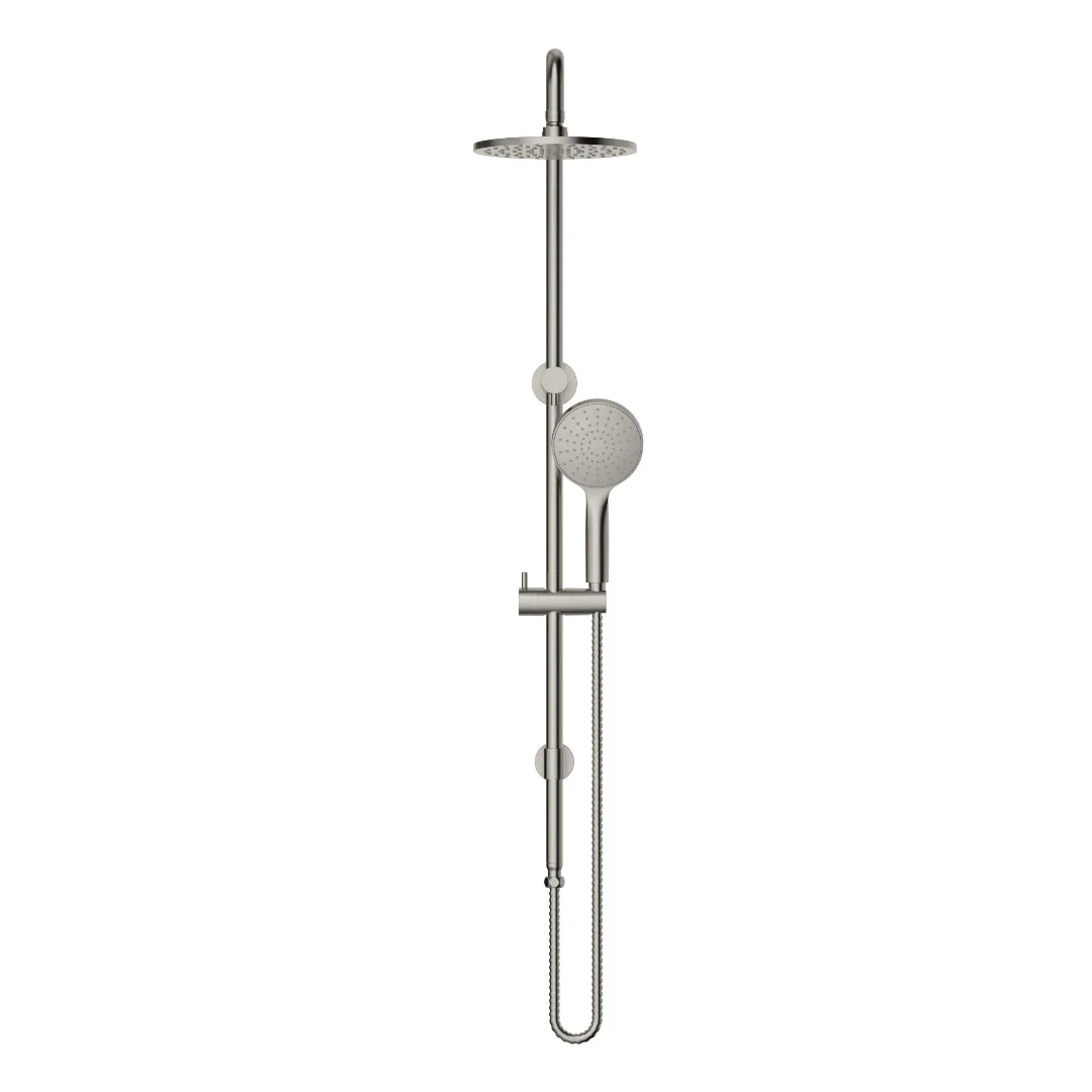 Star Project Brushed Nickel Multifunction Shower Rail Set - Image 2