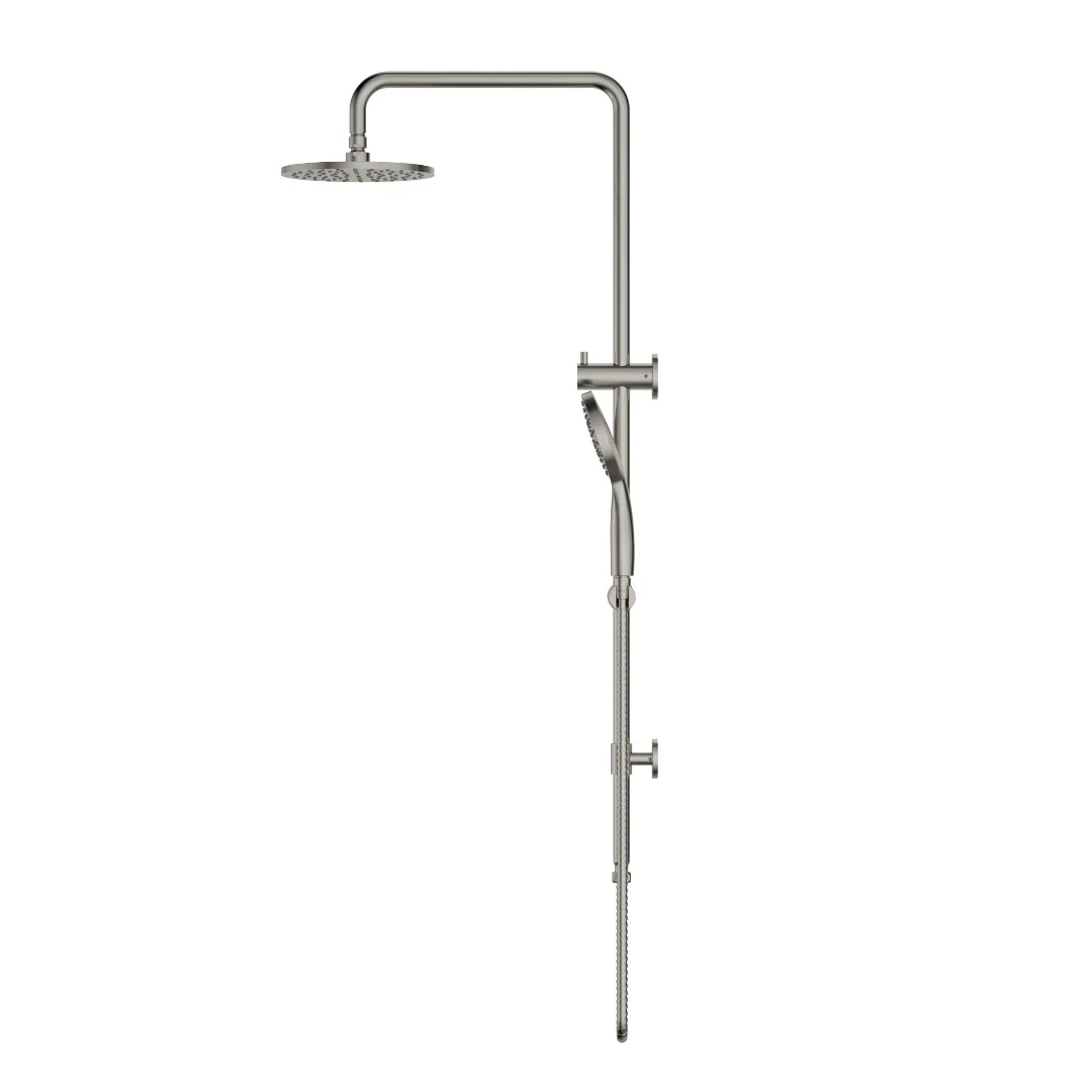 Star Project Brushed Nickel Multifunction Shower Rail Set - Image 3