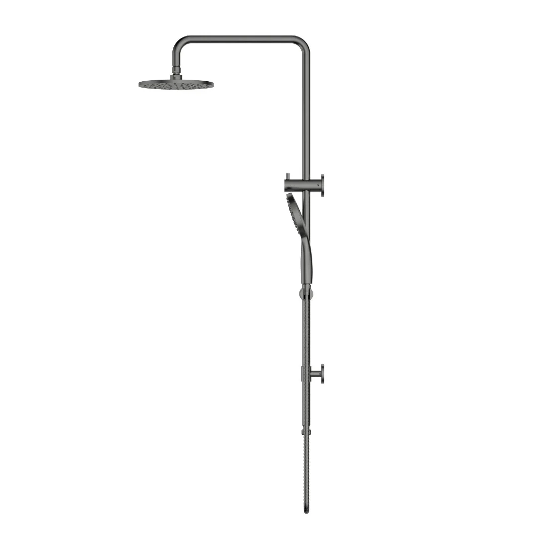 Star Project Gun Metal Multifunction Shower Rail Set - Image 2