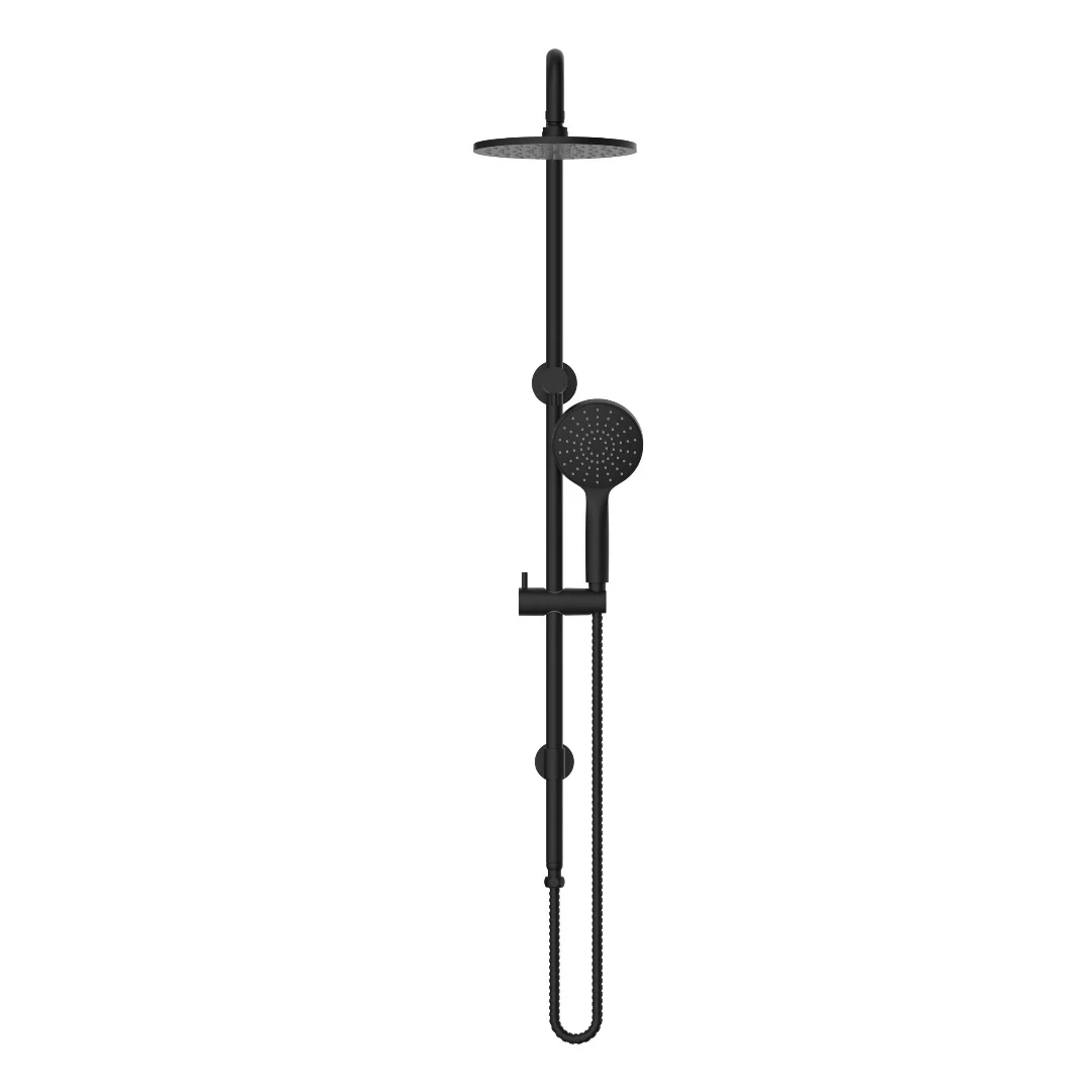 Star Project Matte Black Multifunction Shower Rail Set - Image 2