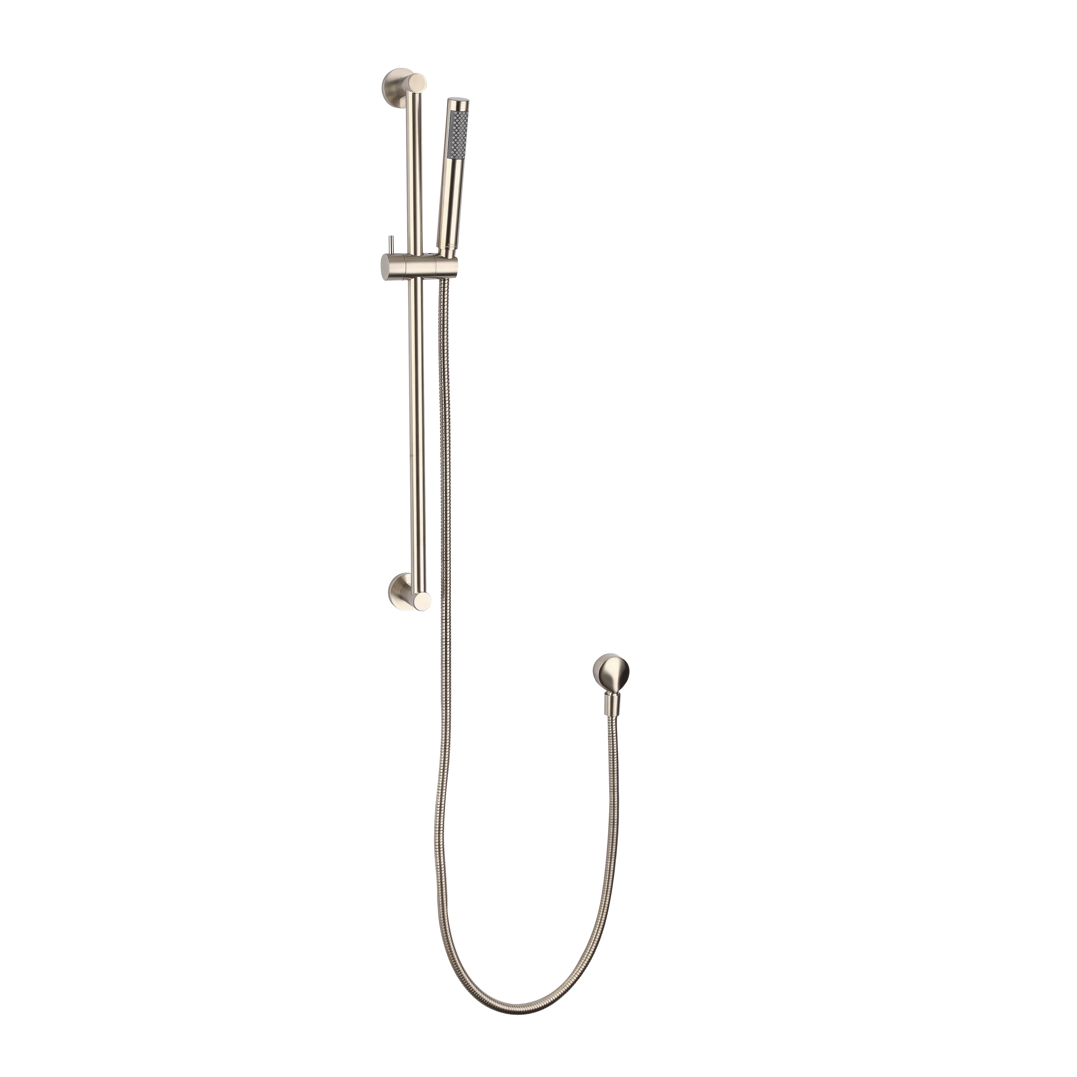 Star Warm Brushed Nickel Shower Rail