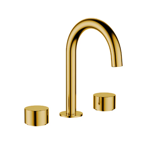Tana Brushed Gold Basin Set