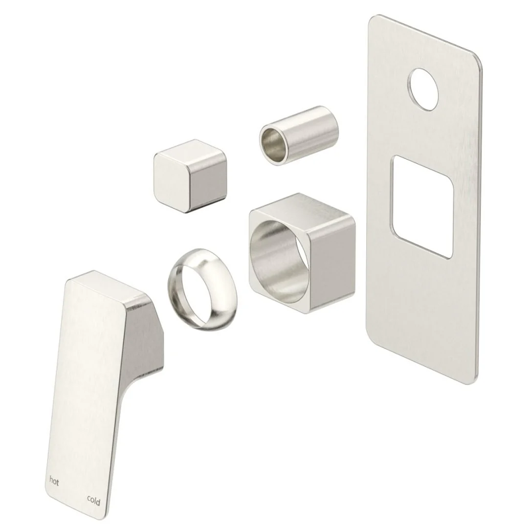 Tiago Brushed Nickel Shower Mixer Diverter - Trim Kit Only - Image 2