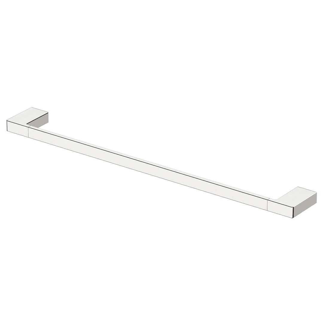 Tiago Brushed Nickel Single Towel Rail - 600mm