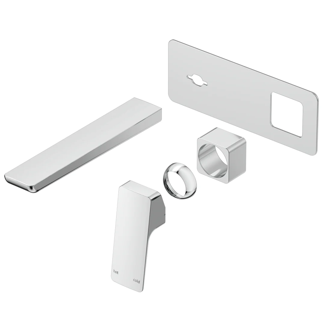 Tiago Chrome Wall-Spout Combo - Trim Kit Only - Image 2