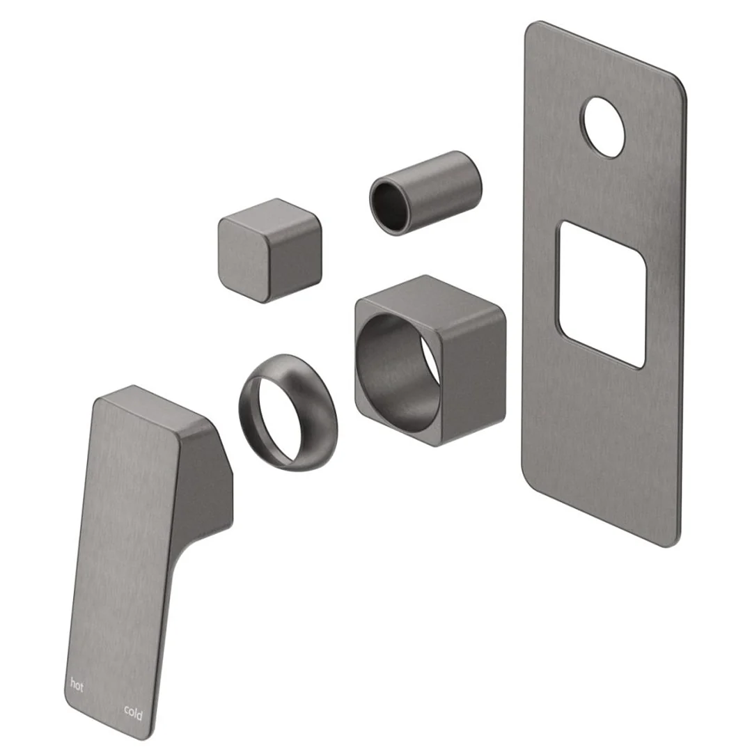 Tiago Gun Metal Shower Mixer Diverter - Trim Kit Only - Image 2