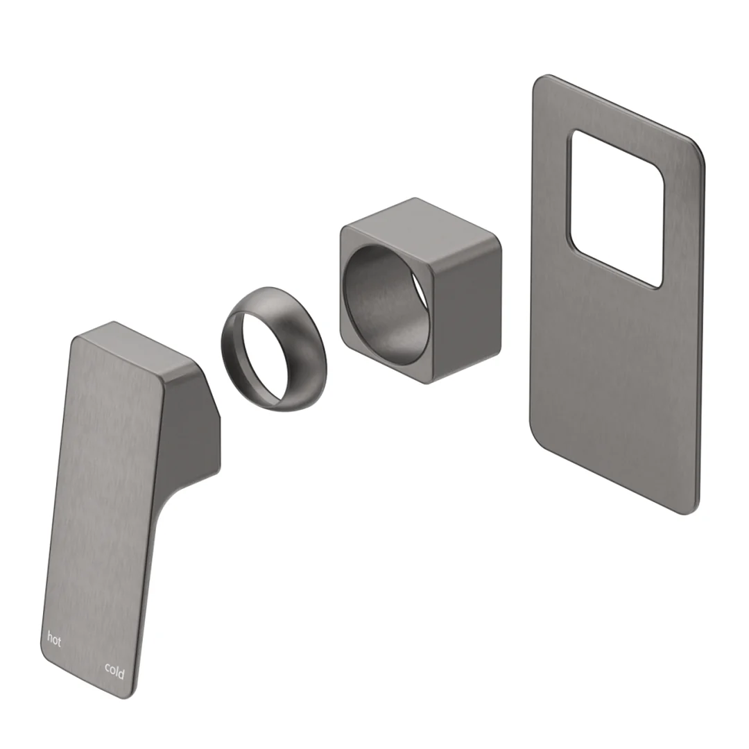 Tiago Gun Metal Shower Mixer - Trim Kit Only - Image 2