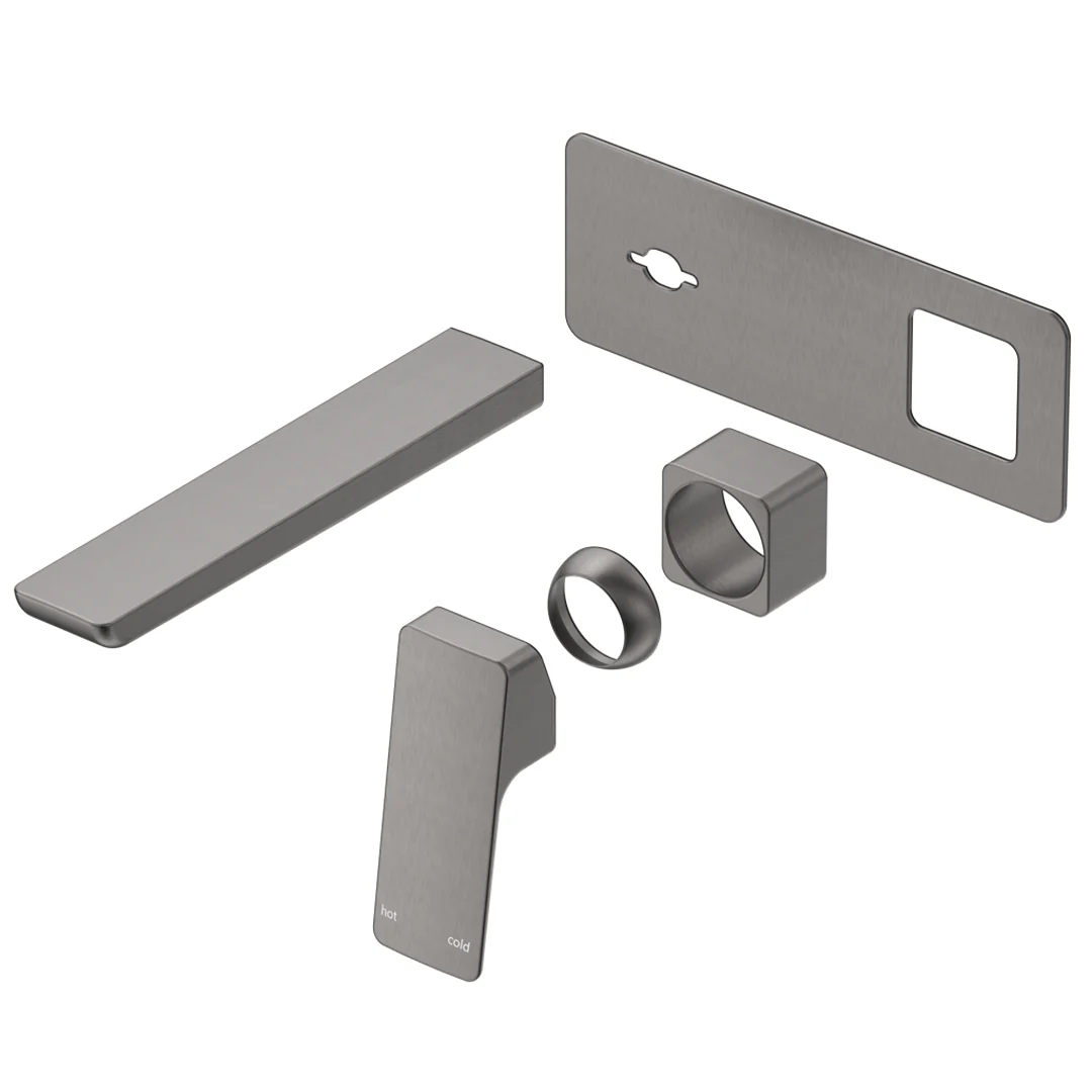 Tiago Gun Metal Wall-Spout Combo - Trim Kit Only - Image 2