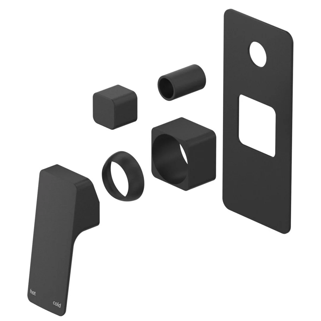 Tiago Matte Black Shower Mixer Diverter - Trim Kit Only - Image 2