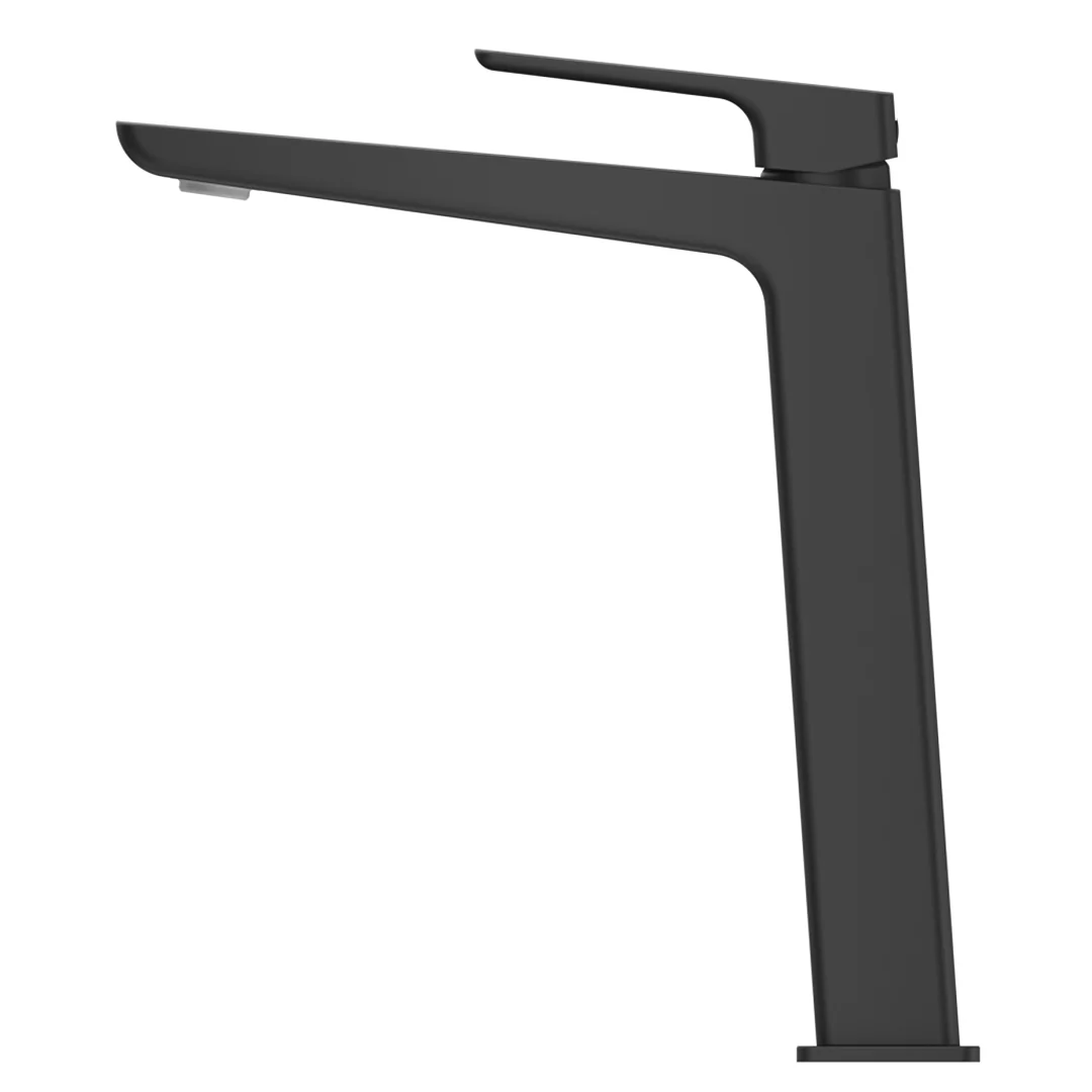 Tiago Matte Black Tall Basin Mixer - Image 2