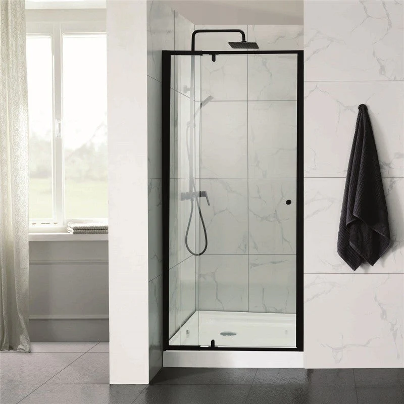 Wall to Wall Pivot Semi Frameless Shower Screen - Image 2