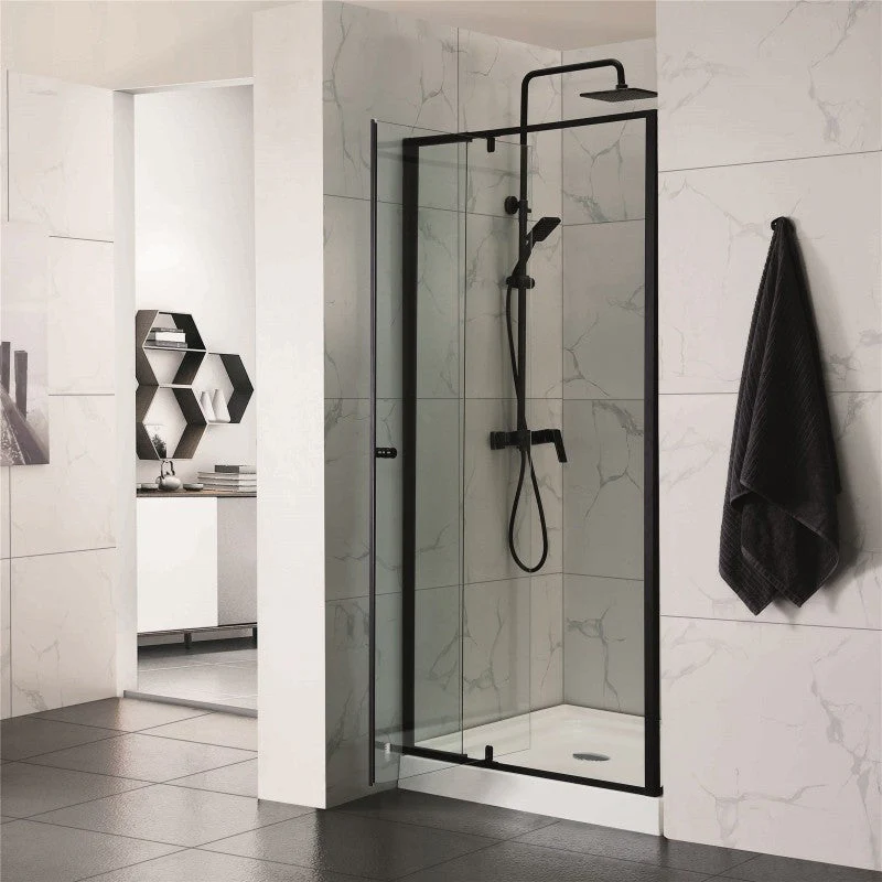 Wall to Wall Pivot Semi Frameless Shower Screen - Image 3